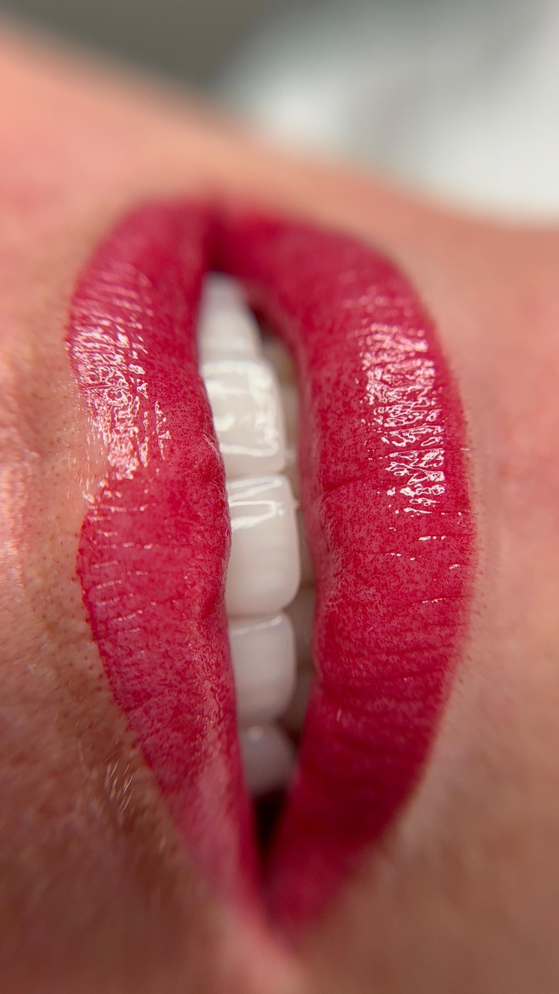 Trabajo de micropigmentación de labios de Meraki Studio